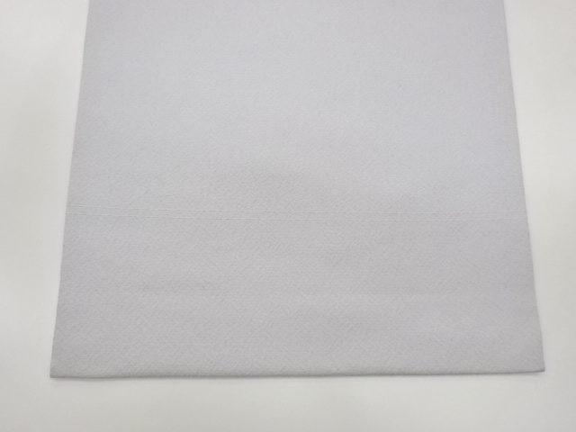  作家物　銀通し花・枝葉に文字模様織出し名古屋帯